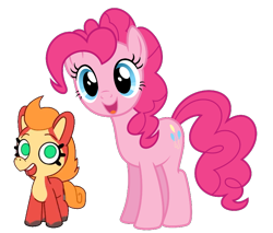 Size: 814x694 | Tagged: safe, derpibooru import, pinkie pie, earth pony, pony, charfoal, crossover, prodigy, simple background, transparent background