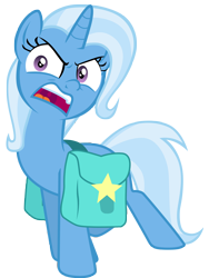 Size: 7000x9300 | Tagged: safe, artist:tardifice, derpibooru import, trixie, pony, student counsel, absurd resolution, bag, faic, saddle bag, simple background, solo, transparent background, vector