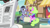 Size: 1280x720 | Tagged: safe, derpibooru import, screencap, diamond cutter, lavender bloom, earth pony, pony, fame and misfortune, male, newspaper, stallion