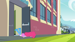 Size: 1920x1080 | Tagged: safe, derpibooru import, screencap, pinkie pie, equestria girls, friendship games, faceplant, female, ouch, solo