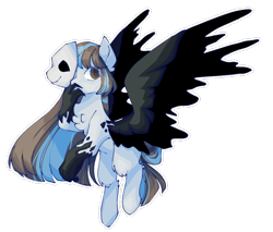 Size: 1054x900 | Tagged: safe, artist:thieeur-nawng, derpibooru import, oc, oc only, pony, claws, flying, mask, simple background, solo, transparent background