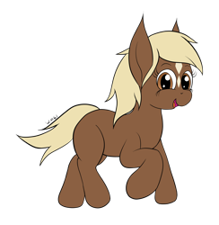 Size: 2024x2072 | Tagged: safe, artist:wapamario63, verity, earth pony, pony, cute, featured image, female, happy, ponified, simple background, solo, transparent background, trotting