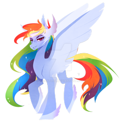 Size: 1920x1931 | Tagged: safe, artist:rxiantool, derpibooru import, rainbow dash, pegasus, pony, deviantart watermark, female, mare, obtrusive watermark, one eye closed, simple background, smiling, solo, transparent background, watermark, wink