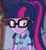 Size: 988x1080 | Tagged: safe, derpibooru import, edit, edited screencap, editor:mycarhasamoustache, screencap, sci-twi, twilight sparkle, equestria girls, legend of everfree, camp everfree outfits, cropped, cute, smile edit, solo, twiabetes