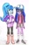 Size: 1543x2314 | Tagged: safe, artist:fude-chan-art, derpibooru import, sci-twi, sonata dusk, twilight sparkle, equestria girls, crossover, dipper pines, female, gravity falls, lesbian, pacifica northwest, sci-twinata, shipping, twinata