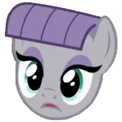 Size: 323x323 | Tagged: safe, derpibooru import, edit, edited screencap, screencap, maud pie, earth pony, pony, rock solid friendship, background removed, faic, female, mare, simple background, solo, surprised, transparent background