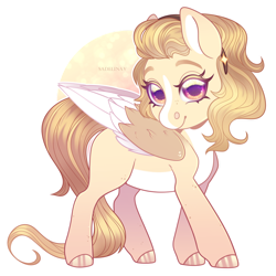 Size: 900x900 | Tagged: safe, artist:sadelinav, derpibooru import, oc, oc only, pegasus, pony, female, mare, simple background, solo, transparent background, two toned wings, wings