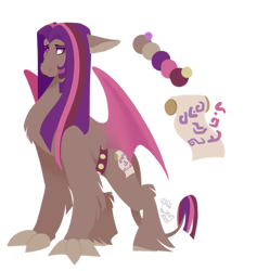 Size: 1024x1079 | Tagged: safe, artist:cyanreef, derpibooru import, oc, oc only, oc:athena sparkle, hybrid, color palette, female, interspecies offspring, offspring, parent:scorpan, parent:twilight sparkle, parents:scorlight, simple background, solo, transparent background