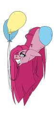 Size: 1834x4000 | Tagged: safe, artist:inspiredpixels, derpibooru import, edit, edited edit, editor:soulless pinkamena, pinkie pie, earth pony, pony, female, looking at you, pinkamena diane pie, solo, solo female, vector, vector edit