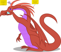 Size: 2000x1691 | Tagged: safe, derpibooru import, princess flurry heart, oc, oc:crystal blaze, dragon, earth pony, pony, fanfic:empress dragon, fanfic art, female, filly, happy, simple background, transparent background, wrong eye color