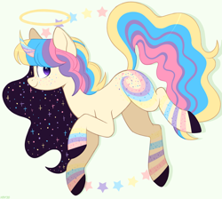 Size: 1100x987 | Tagged: safe, artist:higglytownhero, derpibooru import, oc, oc only, pony, unicorn, halo, solo