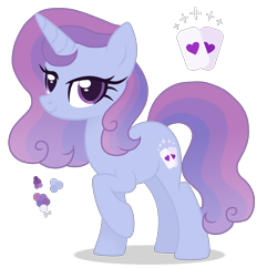 Size: 2500x2418 | Tagged: safe, artist:magicuniclaws, derpibooru import, oc, pony, unicorn, female, magical lesbian spawn, mare, offspring, parent:princess cadance, parent:trixie, simple background, solo, transparent background