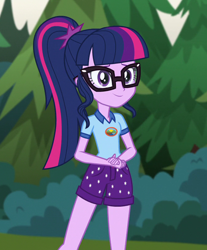 Size: 668x808 | Tagged: safe, derpibooru import, screencap, sci-twi, twilight sparkle, equestria girls, legend of everfree, camp everfree outfits, cropped, female, solo