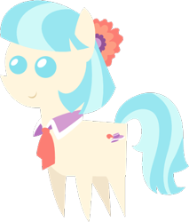 Size: 355x416 | Tagged: safe, artist:zacatron94, derpibooru import, editor:slayerbvc, coco pommel, earth pony, pony, cropped, female, mare, pointy ponies, simple background, solo, transparent background