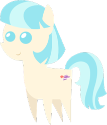 Size: 355x416 | Tagged: safe, artist:zacatron94, derpibooru import, edit, editor:slayerbvc, coco pommel, earth pony, pony, accessory-less edit, cocobetes, cropped, cute, female, mare, missing accessory, pointy ponies, simple background, solo, transparent background