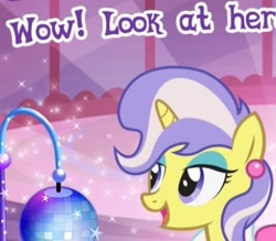 Size: 416x364 | Tagged: safe, derpibooru import, screencap, upper crust, cropped, game screencap, gameloft, meme, wow! glimmer