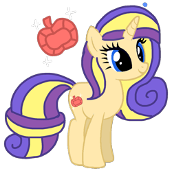 Size: 1085x1080 | Tagged: safe, artist:徐詩珮, derpibooru import, oc, oc only, oc:peppermint apple, bubbleverse, magical lesbian spawn, offspring, parent:applejack, parent:rarity, parents:rarijack, simple background, solo, transparent background