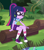 Size: 716x820 | Tagged: safe, derpibooru import, edit, edited screencap, editor:mycarhasamoustache, screencap, sci-twi, twilight sparkle, equestria girls, legend of everfree, camp everfree outfits, cropped, female, smile edit, solo