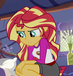 Size: 1028x1080 | Tagged: safe, derpibooru import, screencap, sunset shimmer, equestria girls, legend of everfree, camp everfree outfits, cropped, female, solo