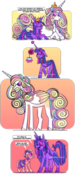 Size: 1697x3939 | Tagged: safe, artist:spudsmcfrenzy, derpibooru import, princess celestia, twilight sparkle, twilight sparkle (alicorn), oc, oc:tequila sunrise, alicorn, pony, female, lesbian, magic, magical lesbian spawn, offspring, parent:princess celestia, parent:twilight sparkle, parents:twilestia, pregnant, shipping, simple background, transparent background, twilestia, two toned wings, wings