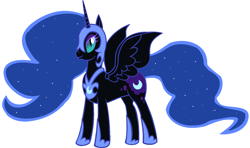 Size: 2076x1228 | Tagged: safe, artist:maverickmam, derpibooru import, nightmare moon, alicorn, pony, ethereal mane, female, helmet, hoof shoes, mare, peytral, simple background, solo, starry mane, white background