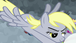 Size: 1920x1080 | Tagged: safe, derpibooru import, screencap, derpy hooves, the ending of the end, solo focus