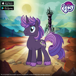 Size: 1080x1080 | Tagged: safe, derpibooru import, idw, pony, unicorn, spoiler:comic, gameloft, male, my little pony logo, official, solo, stallion, unnamed character, unnamed pony