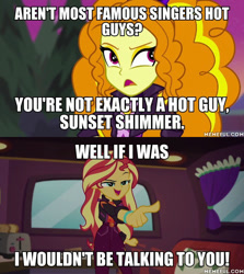 Size: 600x674 | Tagged: safe, derpibooru import, edit, edited screencap, screencap, adagio dazzle, sunset shimmer, better together, equestria girls, sunset's backstage pass!, caption, geode of empathy, image macro, magical geodes, memeful.com, steven universe, text