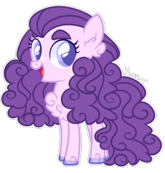 Size: 4720x4968 | Tagged: safe, artist:kurosawakuro, derpibooru import, oc, pony, female, filly, magical lesbian spawn, offspring, parent:pinkie pie, parent:twilight sparkle, parents:twinkie, simple background, solo, thick eyebrows, transparent background