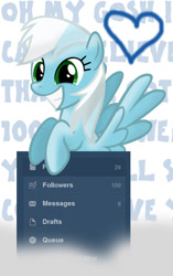 Size: 541x859 | Tagged: safe, artist:ask-fleetfoot, derpibooru import, fleetfoot, pony, alternate hairstyle, ask-fleetfoot, solo