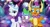 Size: 1280x686 | Tagged: safe, artist:disneymarvel96, derpibooru import, rarity, smolder, spike, dragon, pony, unicorn, female, male, polyamory, shipping, smority, sparity, spike gets all the mares, spolder, straight