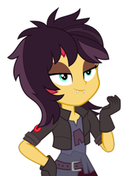 Size: 3000x4032 | Tagged: safe, artist:keronianniroro, derpibooru import, sunset shimmer, better together, costume conundrum, equestria girls, absurd resolution, clothes, cute, cute little fangs, fangs, female, halloween, holiday, shimmerbetes, simple background, solo, transparent background, vampire shimmer, vector