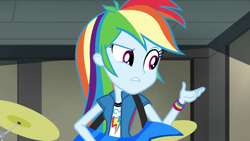 Size: 1920x1080 | Tagged: safe, derpibooru import, screencap, rainbow dash, equestria girls, rainbow rocks, solo