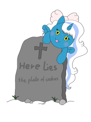 Size: 375x500 | Tagged: safe, artist:adoptishop, derpibooru import, oc, oc:fleurbelle, alicorn, alicorn oc, blushing, bow, female, golden eyes, hair bow, horn, mare, simple background, tombstones, transparent background, wings