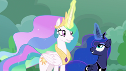 Size: 1920x1080 | Tagged: safe, derpibooru import, screencap, princess celestia, princess luna, alicorn, pony, the ending of the end