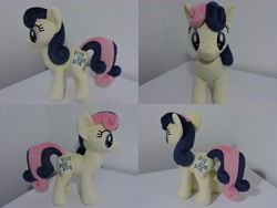 Size: 1597x1199 | Tagged: safe, artist:little-broy-peep, derpibooru import, bon bon, sweetie drops, earth pony, pony, irl, photo, plushie, solo