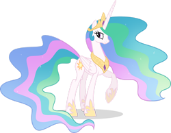 Size: 1920x1492 | Tagged: safe, artist:helenosprime, derpibooru import, princess celestia, alicorn, pony, raised hoof, simple background, solo, transparent background