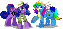 Size: 10250x4800 | Tagged: safe, artist:rainbowtashie, derpibooru import, princess cadance, princess celestia, princess luna, twilight sparkle, twilight sparkle (alicorn), oc, oc:queen galaxia, oc:rainbow tashie, alicorn, earth pony, pony, alicorn oc, alicorn princess, butt, clothes, commissioner:bigonionbean, costume, cutie mark, extra thicc, fake wings, female, flank, fusion, fusion:queen galaxia, halloween, halloween costume, hat, holiday, horn, mare, plot, simple background, transparent background, uniform, wings, wonderbolts, wonderbolts uniform, writer:bigonionbean