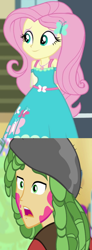 Size: 428x1160 | Tagged: safe, derpibooru import, edit, edited screencap, screencap, fluttershy, sandalwood, a banner day, equestria girls, equestria girls series, fluttershy's butterflies, fluttershy's butterflies: applejack, arm behind back, female, geode of fauna, hairpin, magical geodes, male, sandalshy, shipping, shipping domino, straight