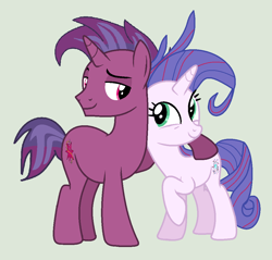 Size: 1028x981 | Tagged: safe, artist:jadethepegasus, derpibooru import, oc, oc:aurora (tempest's mother), oc:transparent (tempest's father), aurorarent, female, husband and wife, male, oc x oc, shipping, straight