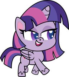 Size: 7488x8356 | Tagged: safe, artist:thatusualguy06, twilight sparkle, twilight sparkle (alicorn), alicorn, pony, my little pony: pony life, zound off, spoiler:pony life s01e29, .svg available, absurd resolution, female, mare, open mouth, simple background, solo, transparent background, vector