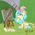 Size: 2000x2000 | Tagged: safe, artist:littlefaith9, derpibooru import, oc, oc:kompasu aurora, kirin, compass, glass, glowing horn, hat, hoof on chin, horn, kirin oc, levitation, magic, painting, paper, solo, spell, staff, staff of sameness, telekinesis, wizard hat