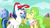 Size: 1280x720 | Tagged: safe, derpibooru import, screencap, chickadee, ms. peachbottom, shining armor, earth pony, pony, unicorn, games ponies play, crystal empire, faic, female, male, mare, stallion, whistle