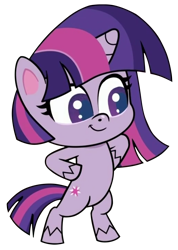 Size: 1875x2628 | Tagged: safe, artist:laszlvfx, derpibooru import, edit, edited screencap, screencap, twilight sparkle, twilight sparkle (alicorn), alicorn, pony, my little pony: pony life, pinkie pie: hyper-helper, spoiler:pony life s01e06, background removed, bipedal, confident, cute, female, happy, hooves on hips, mare, proud, simple background, smiling, solo, transparent background, twiabetes