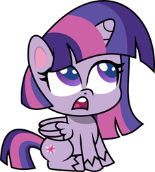 Size: 7270x8036 | Tagged: safe, artist:thatusualguy06, derpibooru import, twilight sparkle, twilight sparkle (alicorn), alicorn, pony, my little pony: pony life, zound off, spoiler:pony life s01e29, .svg available, absurd resolution, female, looking up, mare, open mouth, simple background, solo, transparent background, vector