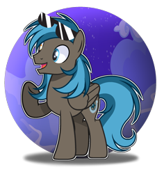 Size: 1864x1973 | Tagged: safe, artist:rainbow-drawz, derpibooru import, oc, oc only, oc:going lucky, pegasus, pony, male, simple background, solo, stallion, sunglasses, transparent background