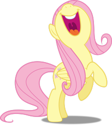 Size: 2317x2589 | Tagged: safe, artist:dashiesparkle, derpibooru import, fluttershy, pegasus, pony, open mouth, simple background, solo, transparent background, uvula, vector