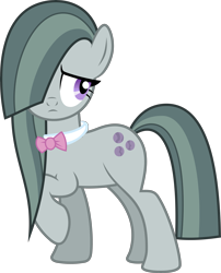 Size: 4648x5763 | Tagged: safe, artist:chrzanek97, derpibooru import, edit, marble pie, pony, hearthbreakers, absurd resolution, bowtie, edited vector, implied octavia, simple background, solo, transparent background