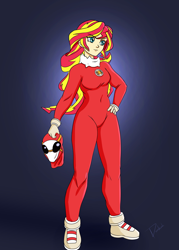 Size: 2500x3500 | Tagged: safe, artist:durdevul, derpibooru import, sunset shimmer, equestria girls, clothes, costume, female, solo, spidersaur