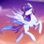 Size: 2480x2480 | Tagged: safe, artist:yoonergetic, derpibooru import, oc, oc only, pegasus, pony, dawn, female, flying, head turn, mare, sky, solo, wings
